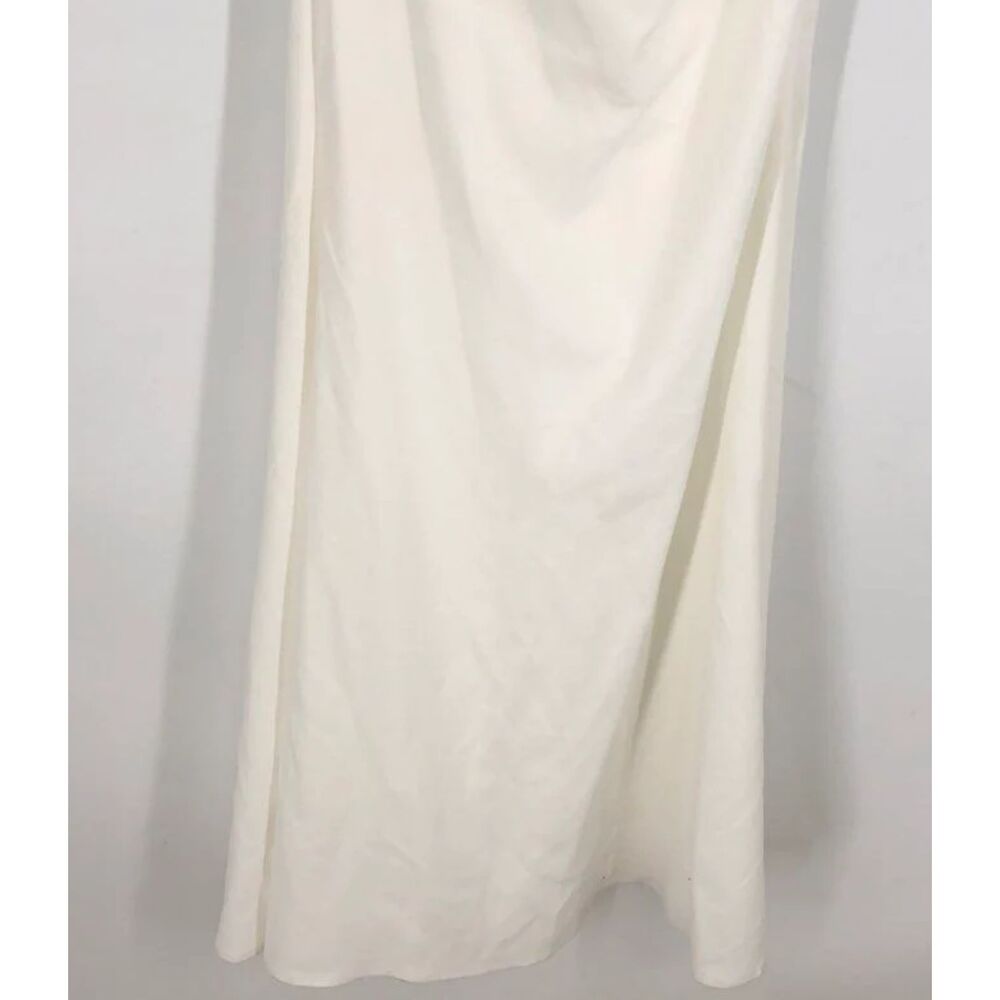 NWT David's Bridal DB Studio Women's White Maxi Dress - Size 4 Wedding, Prom - Picture 9 of 11